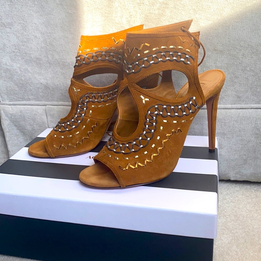 Aquazzura Suede Heels